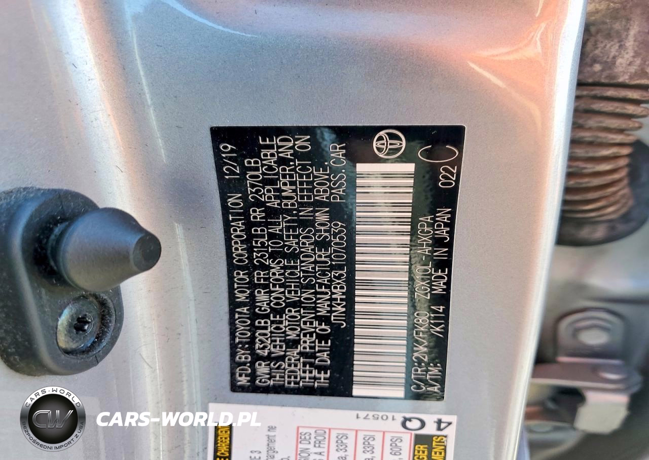2020 Toyota C-Hr Xle VIN:JTNKHMBX3L1070539 - 13