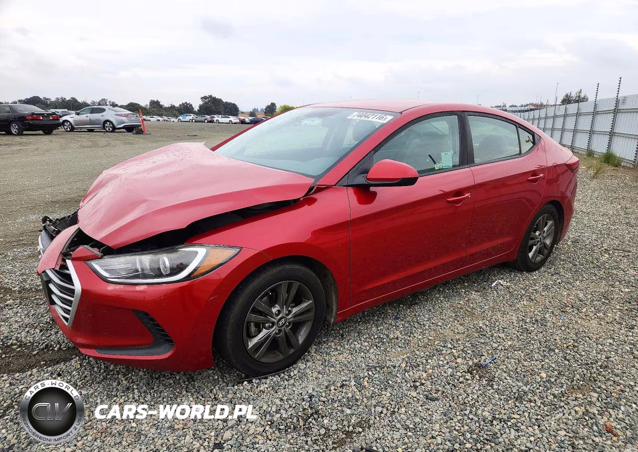 2018 Hyundai Elantra Sel VIN:5NPD84LF3JH318345 - 1