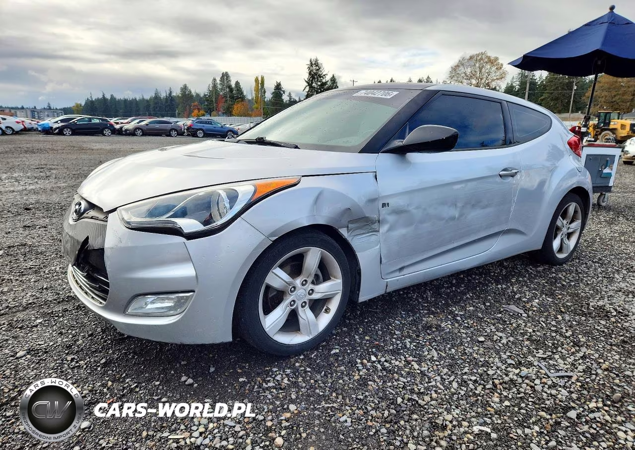 2012 Hyundai Veloster Base VIN:KMHTC6AD7CU046832 - 1