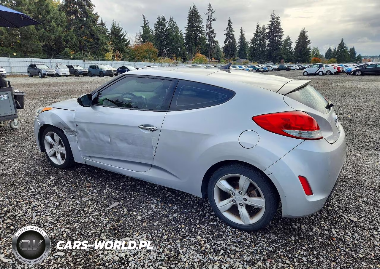 2012 Hyundai Veloster Base VIN:KMHTC6AD7CU046832 - 2