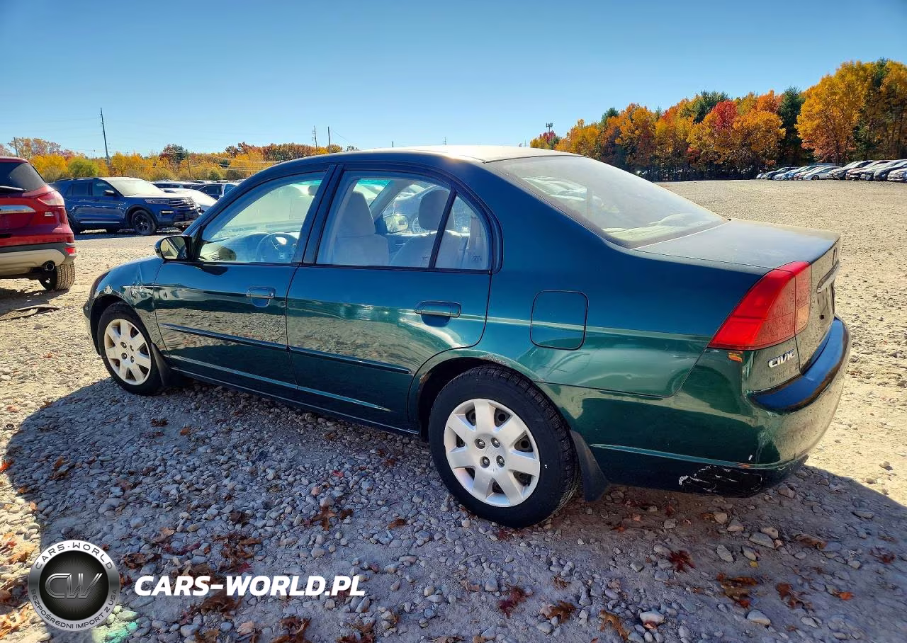 2002 Honda Civic Ex VIN:2HGES26842H533431 - 2