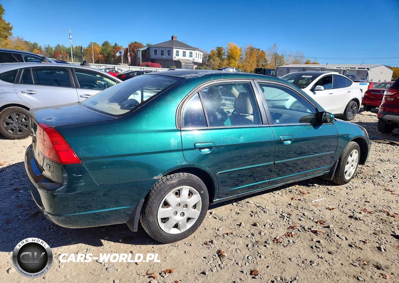 2002 Honda Civic Ex VIN:2HGES26842H533431 - 3