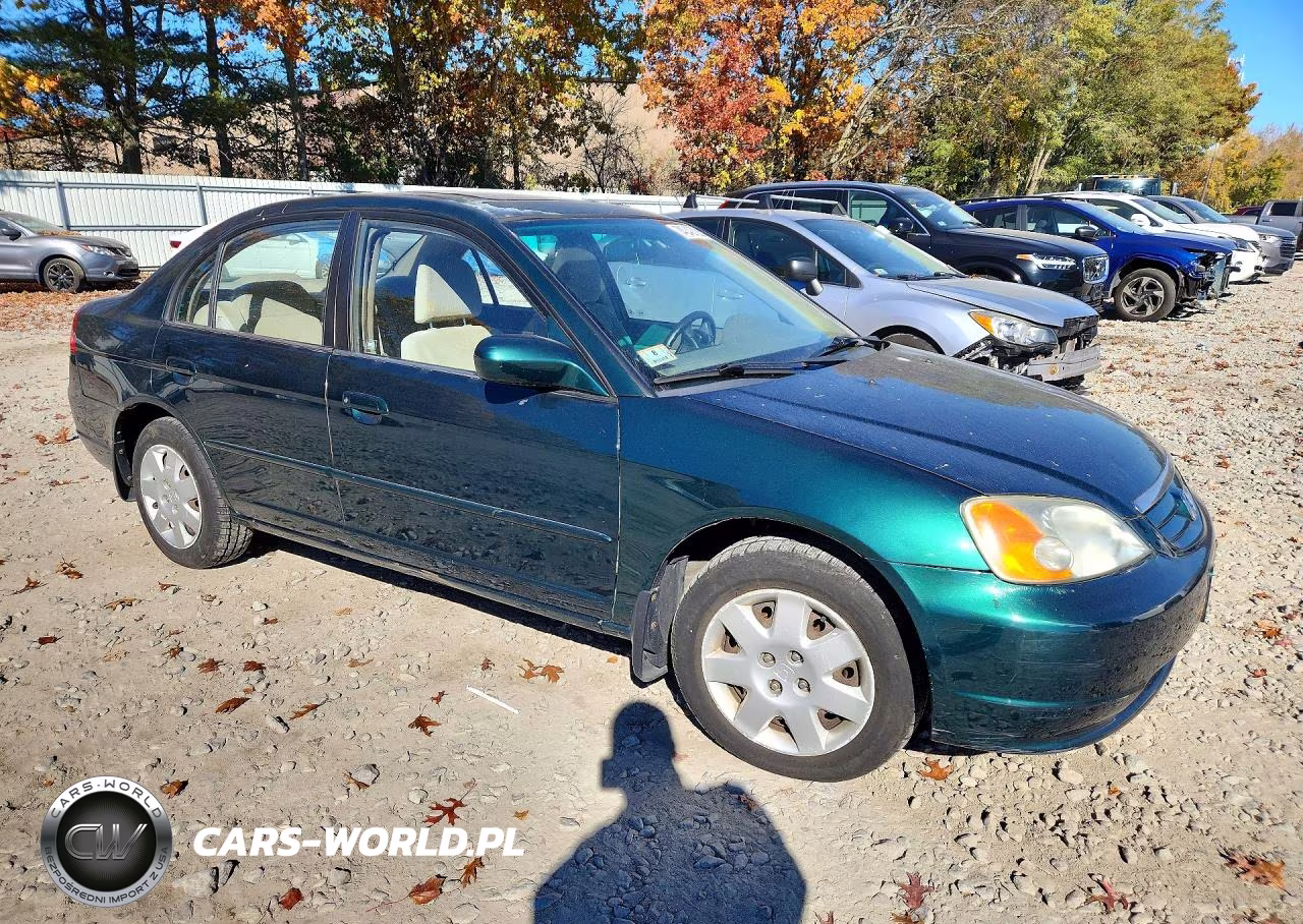 2002 Honda Civic Ex VIN:2HGES26842H533431 - 4