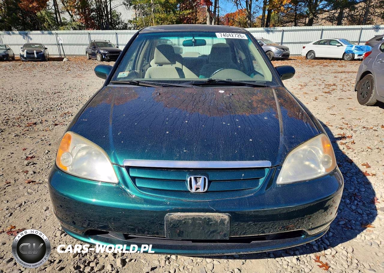 2002 Honda Civic Ex VIN:2HGES26842H533431 - 5