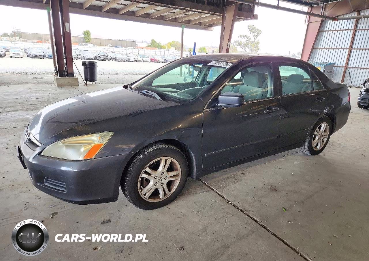 2007 Honda Accord Ex VIN:1HGCM56787A218387 - 1