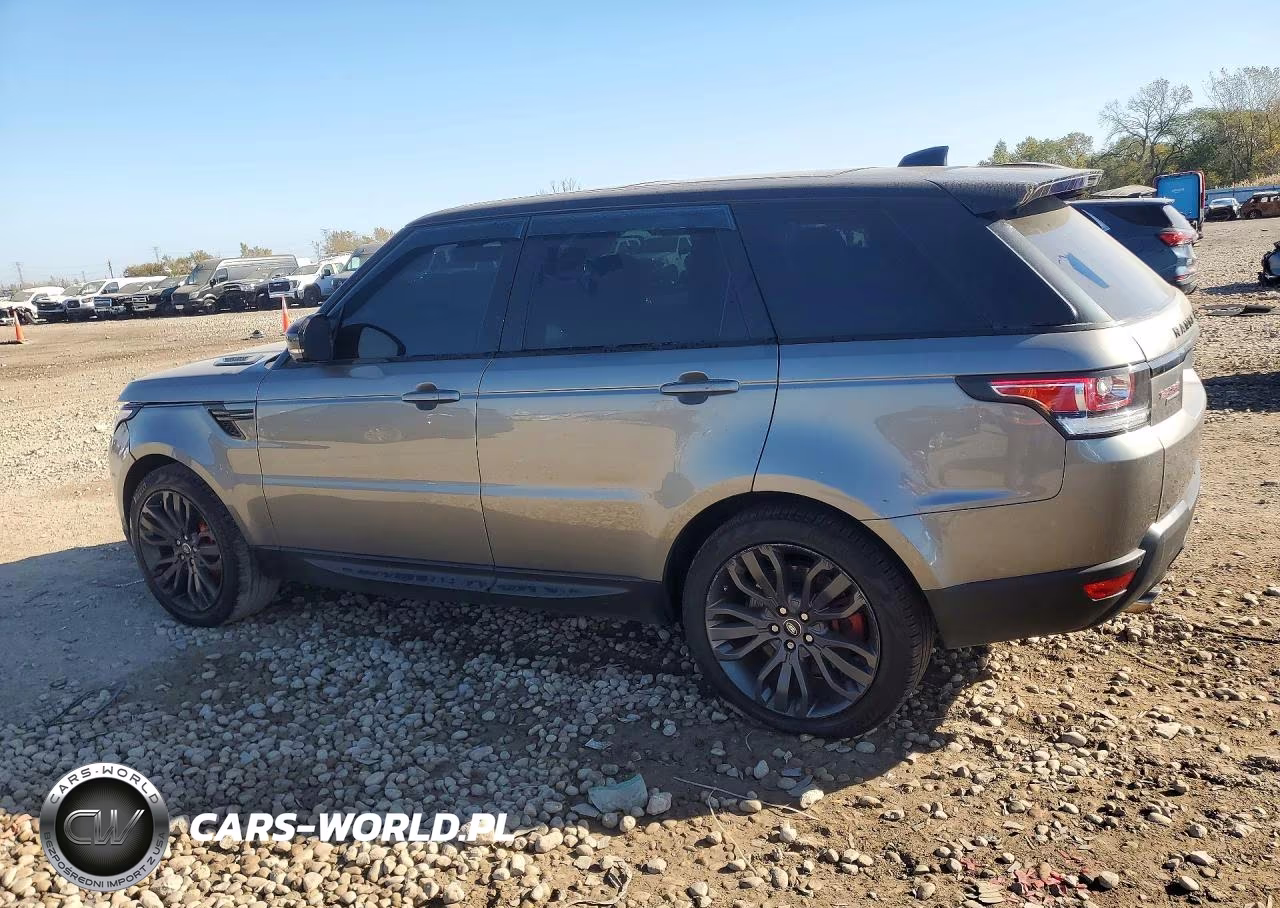 2017 Land Rover Range Rover Sport Sc VIN:SALWR2FE5HA124455 - 2