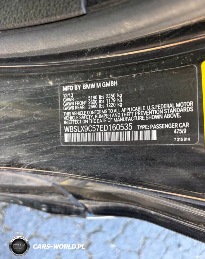 2014 BMW M6 VIN:WBSLX9C57ED160535 - 10