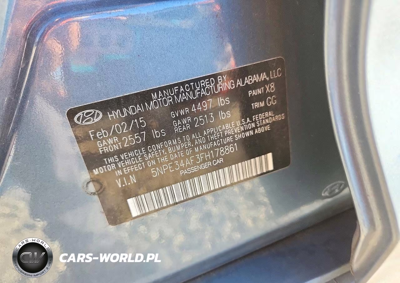 2015 Hyundai Sonata Sport VIN:5NPE34AF3FH178861 - 12