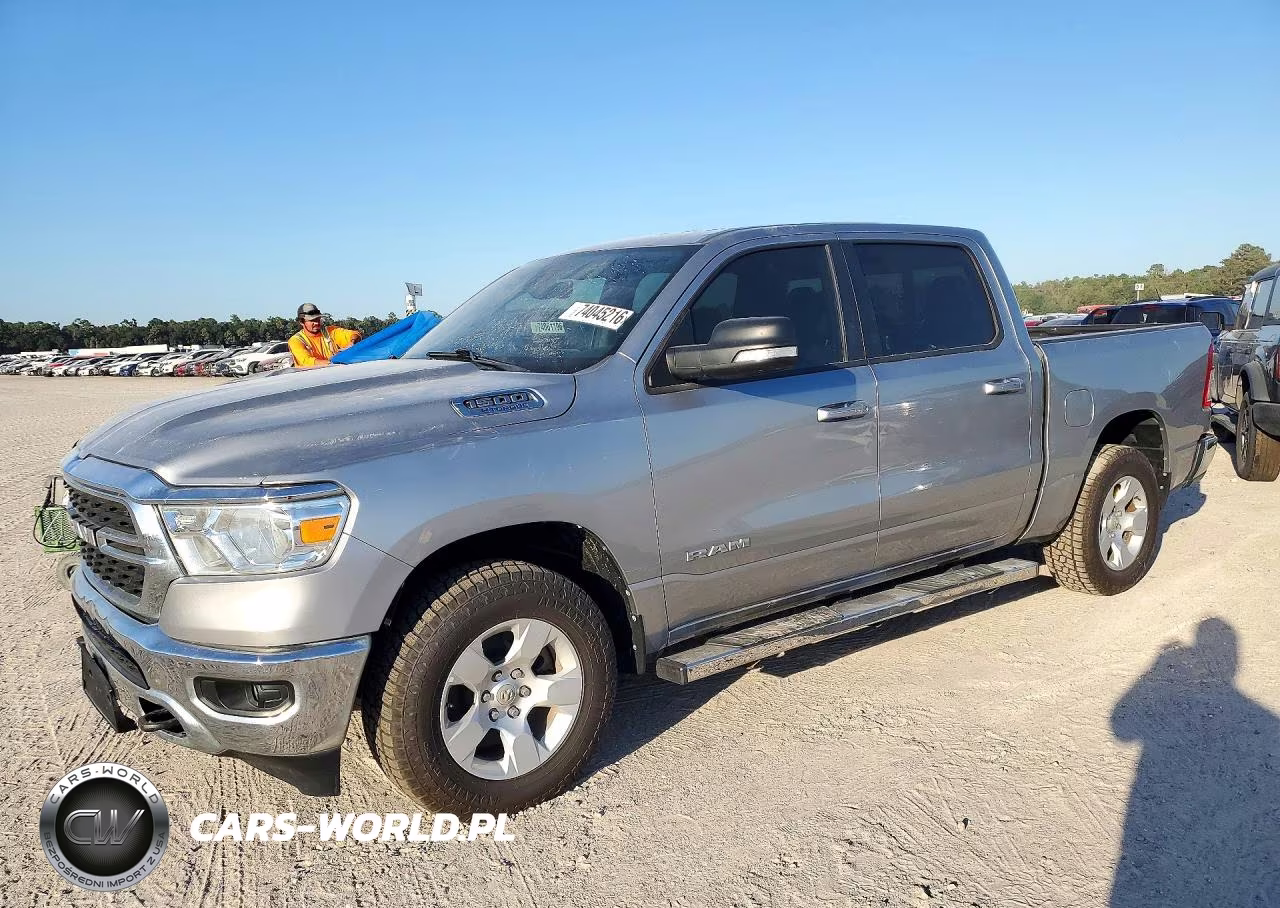 2022 Ram 1500 Lone Star 4X4 5'7 Box VIN:1C6RRFFG2NN296838 - 2