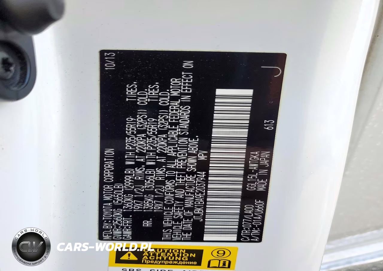 2014 Lexus Rx 350 Base VIN:JTJBK1BA9E2037944 - 14