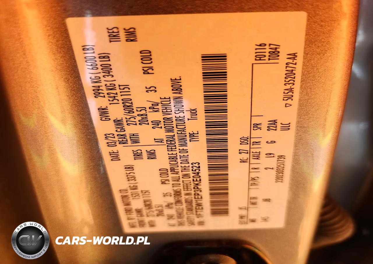 2023 Ford F150 Supercrew VIN:1FTEW1EP3PKE04523 - 12