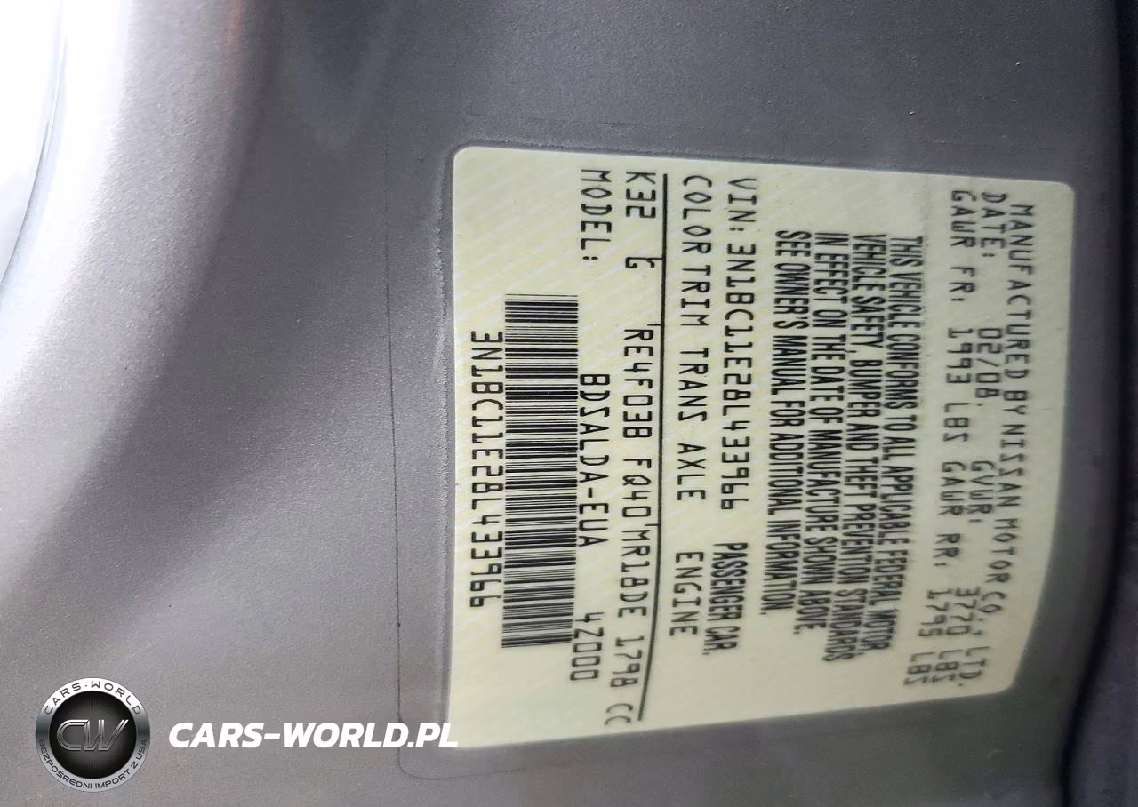 2008 Nissan Versa 1.8 S VIN:3N1BC11E28L433966 - 12