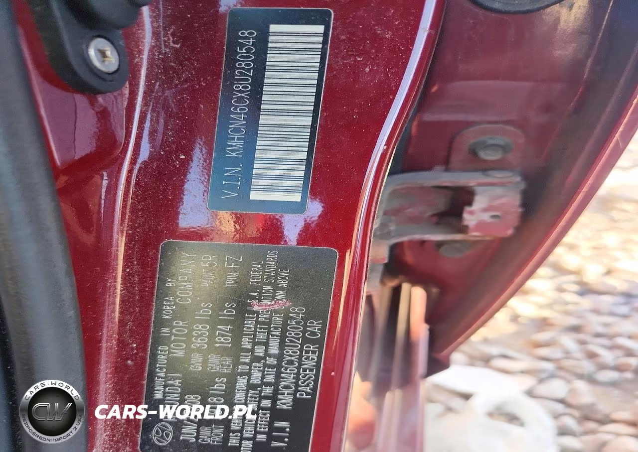 2008 Hyundai Accent Gls VIN:KMHCN46CX8U280548 - 12