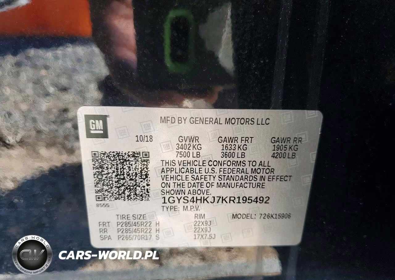 2019 Cadillac Escalade Esv Luxury VIN:1GYS4HKJ7KR195492 - 13