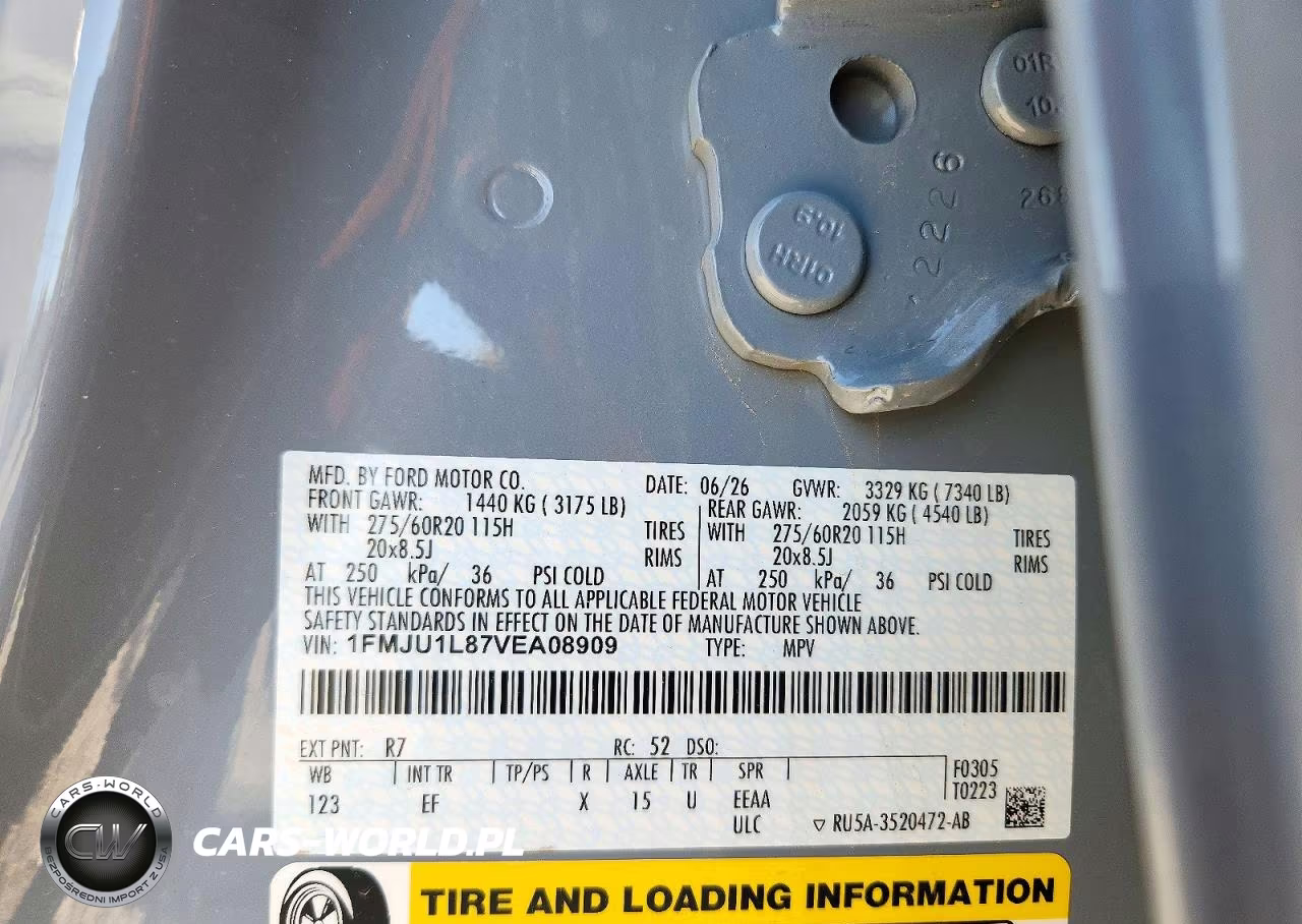 2027 Ford Expedition Platinum VIN:1FMJU1L87VEA08909 - 13