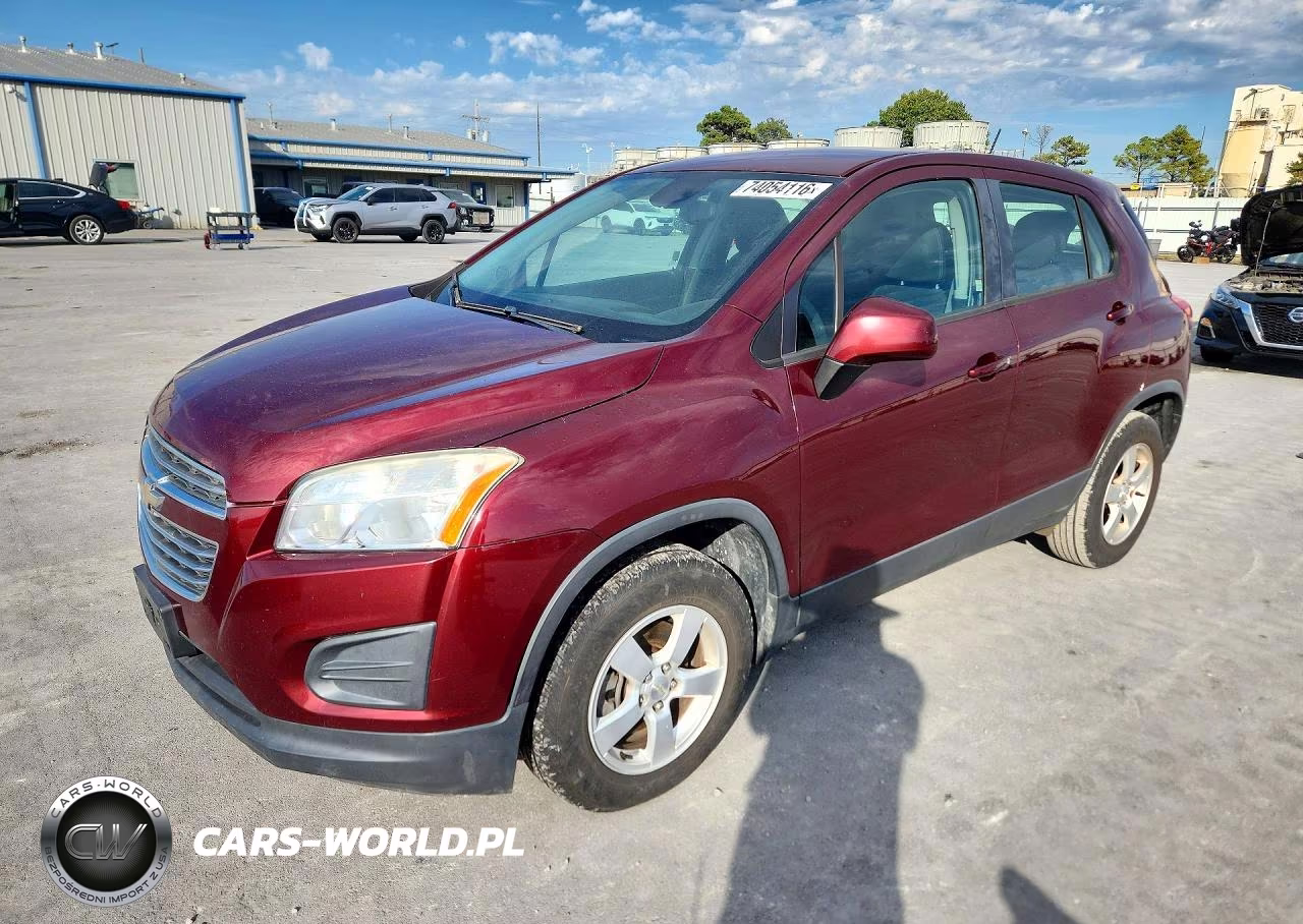 2016 Chevrolet Trax Ls VIN:3GNCJNSB0GL228171 - 1