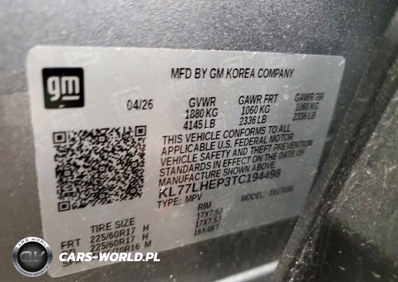 2026 Chevrolet Trax 1Lt VIN:KL77LHEP3TC194498 - 12