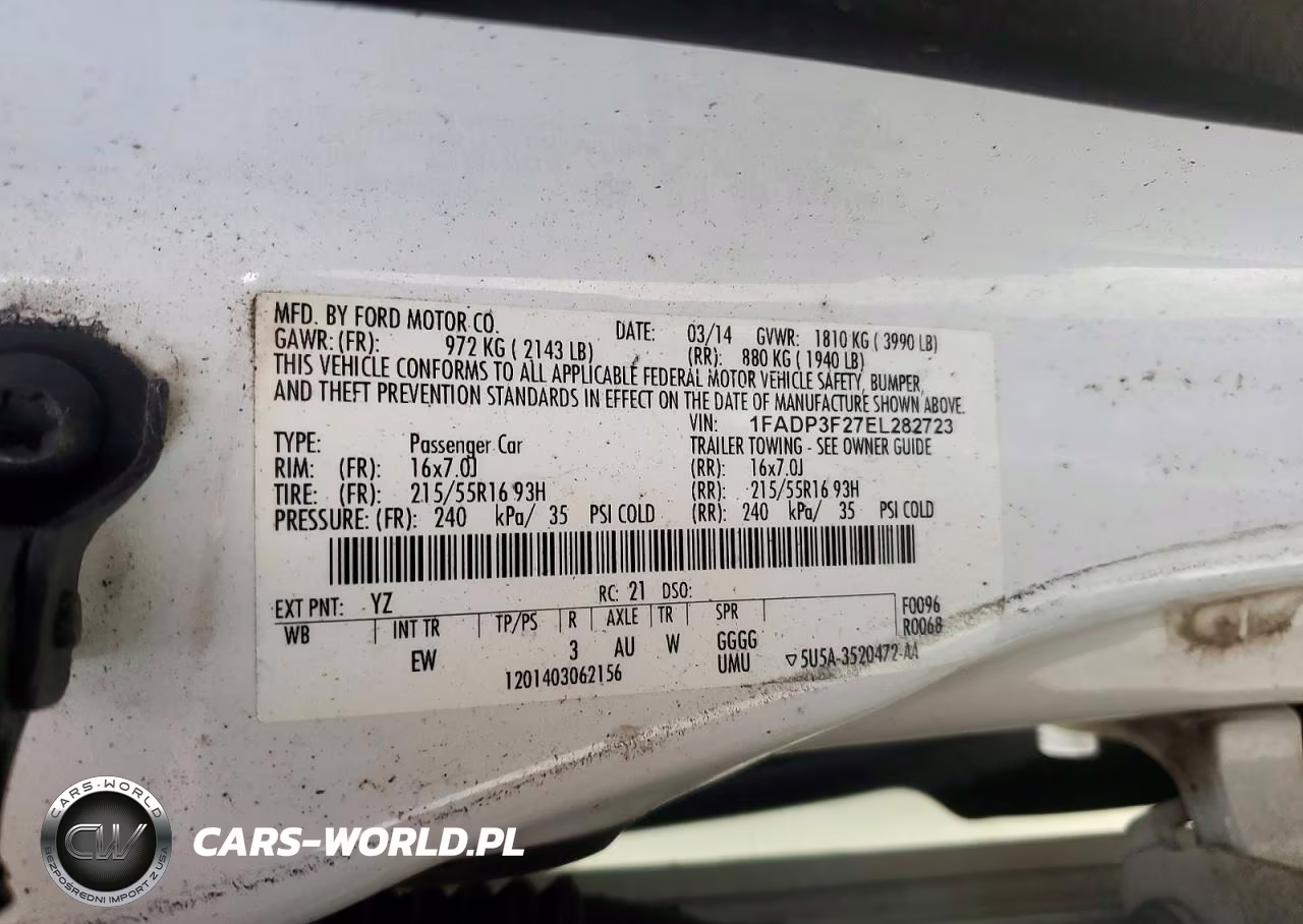 2014 Ford Focus Se VIN:1FADP3F27EL282723 - 12