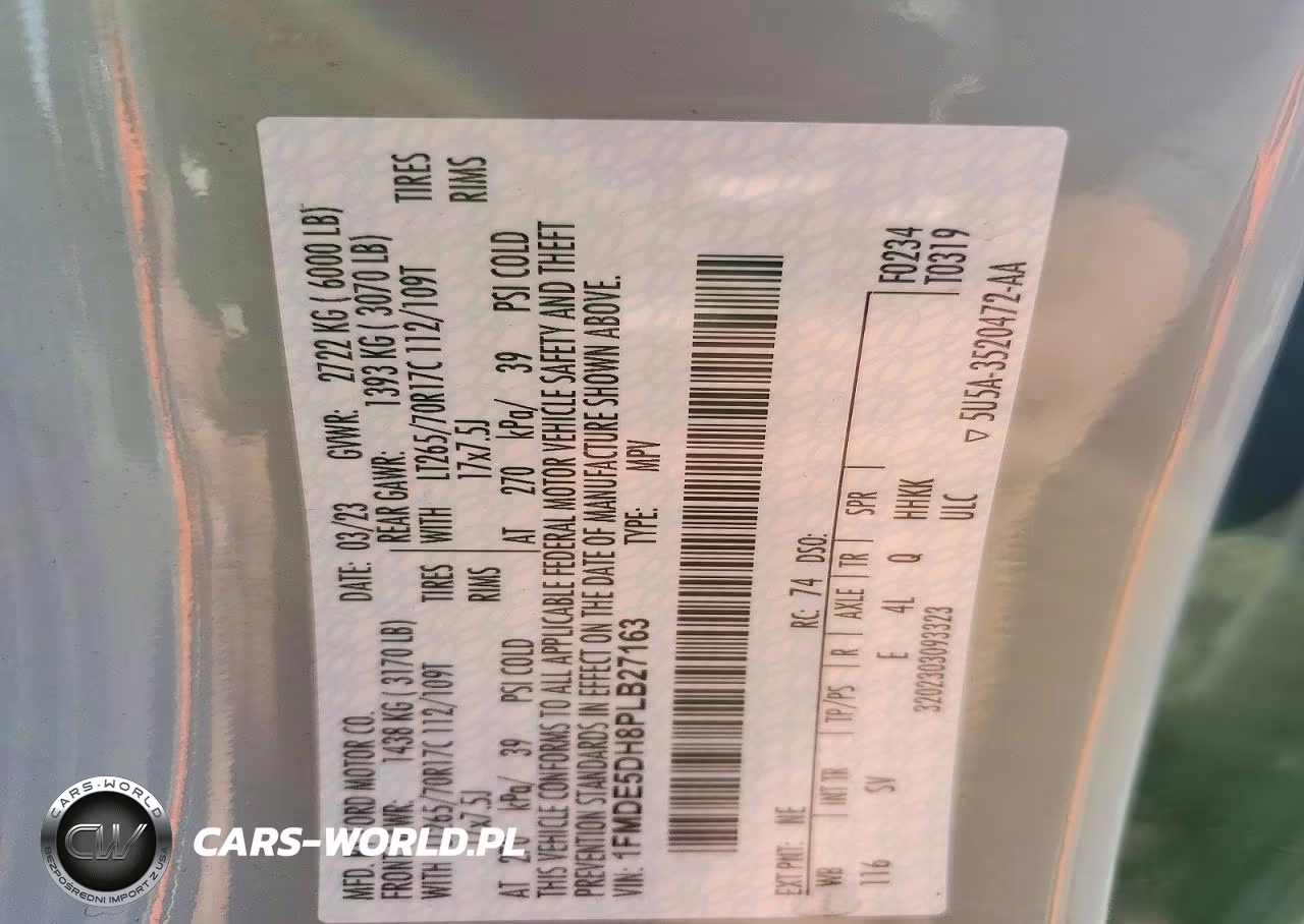 2023 Ford Bronco Base VIN:1FMDE5DH8PLB27163 - 13