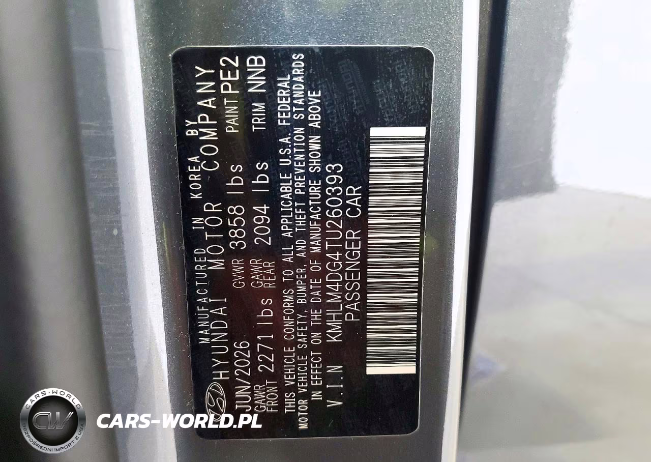 2026 Hyundai Elantra Sel Sport VIN:KMHLM4DG4TU260393 - 13