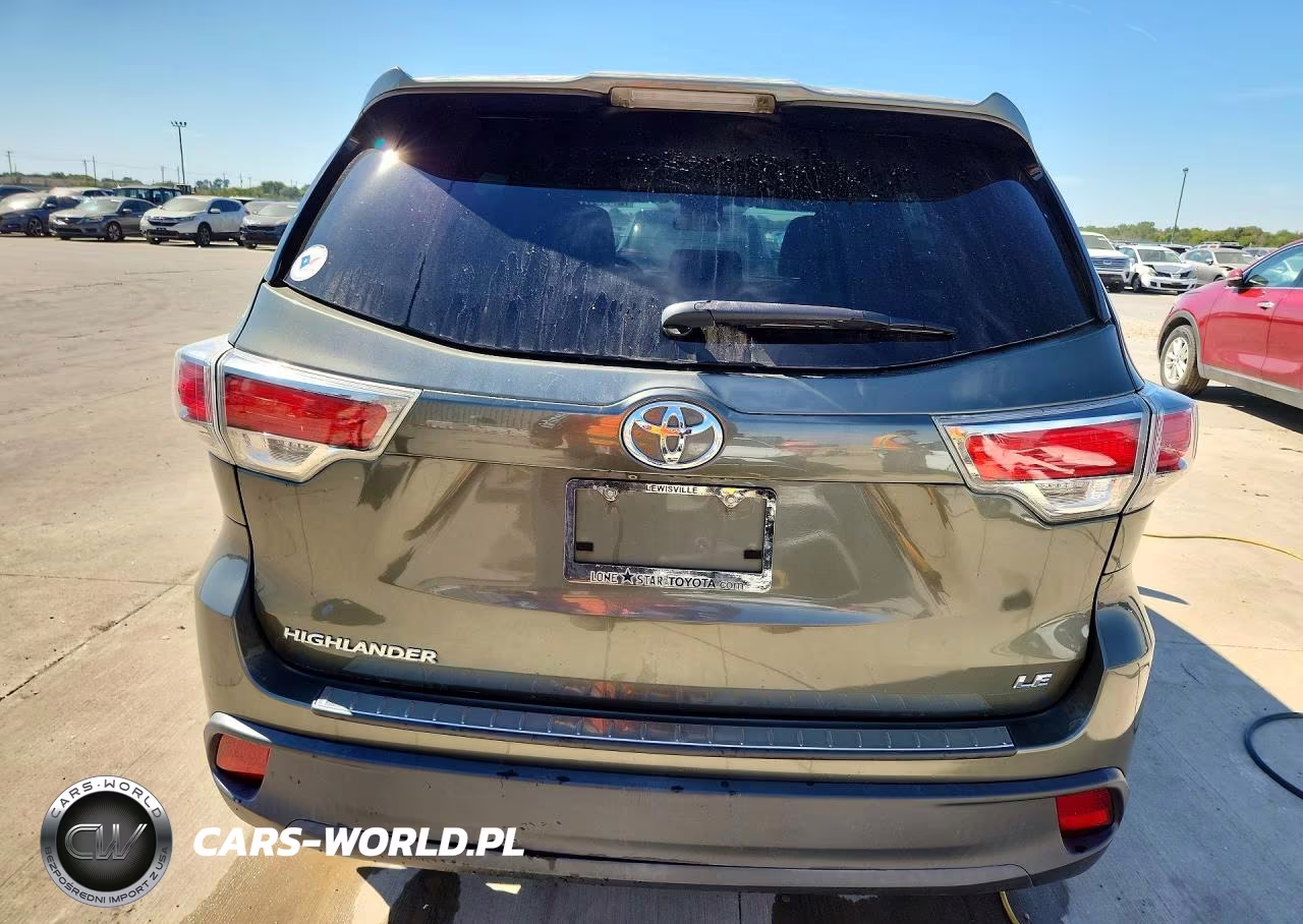 2015 Toyota Highlander Le VIN:5TDZKRFH6FS068490 - 6