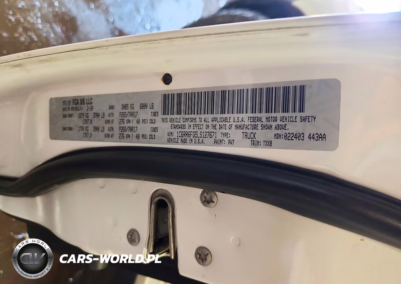 2020 Ram 1500 Classic Tradesman VIN:1C6RR6FG5LS127671 - 12
