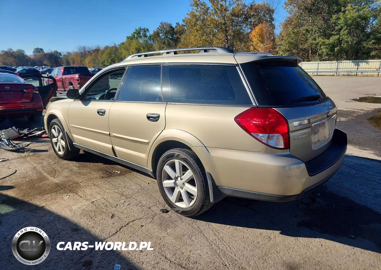 2008 Subaru Outback 2.5I VIN:4S4BP61C687320955 - 2