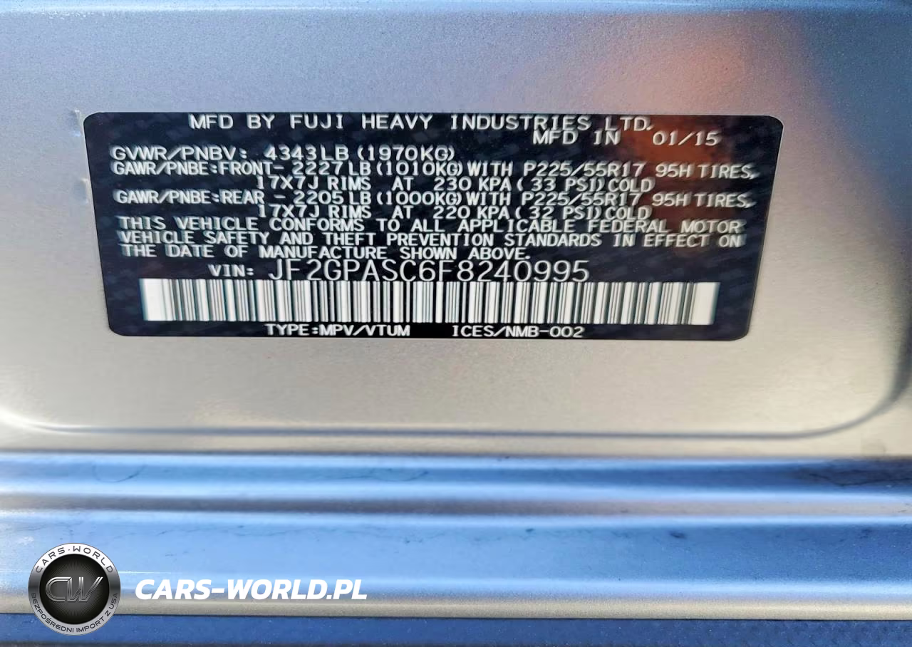 2015 Subaru Xv Crosstrek Sport Limited VIN:JF2GPASC6F8240995 - 13
