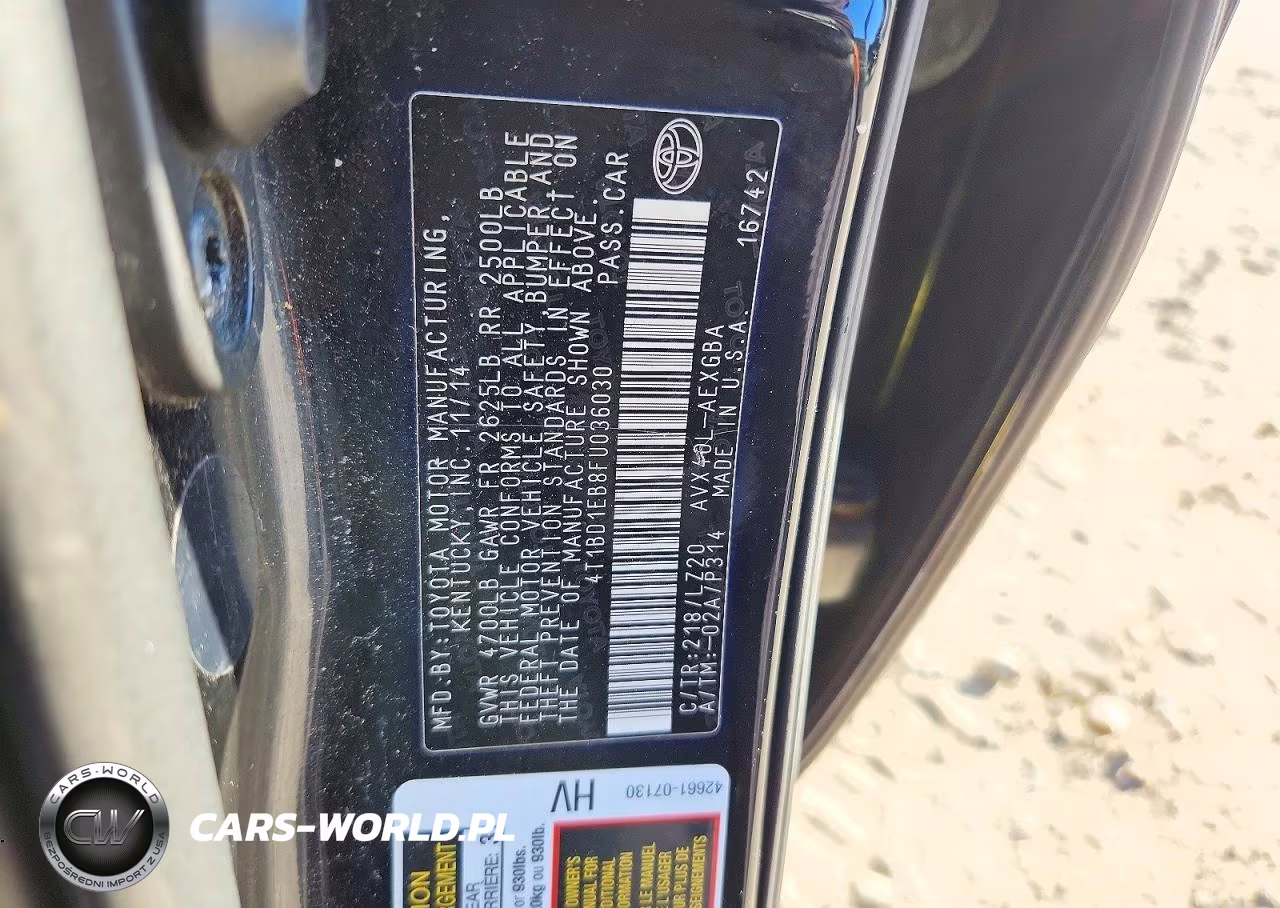2015 Toyota Avalon Hybrid Xle Premium VIN:4T1BD1EB8FU036030 - 12