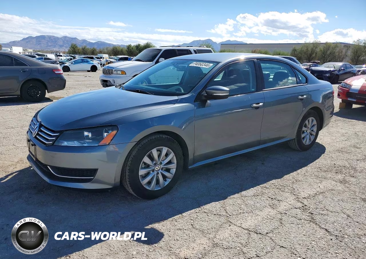 2015 Volkswagen Passat S VIN:1VWAT7A36FC037426 - 1