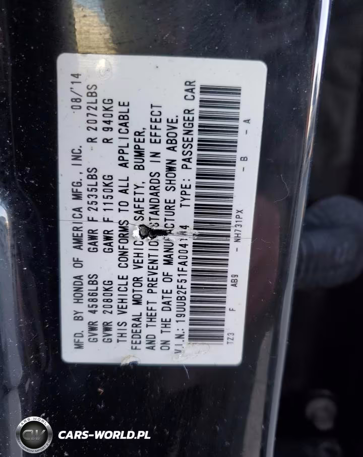 2015 Acura Tlx Tech VIN:19UUB2F51FA004184 - 12