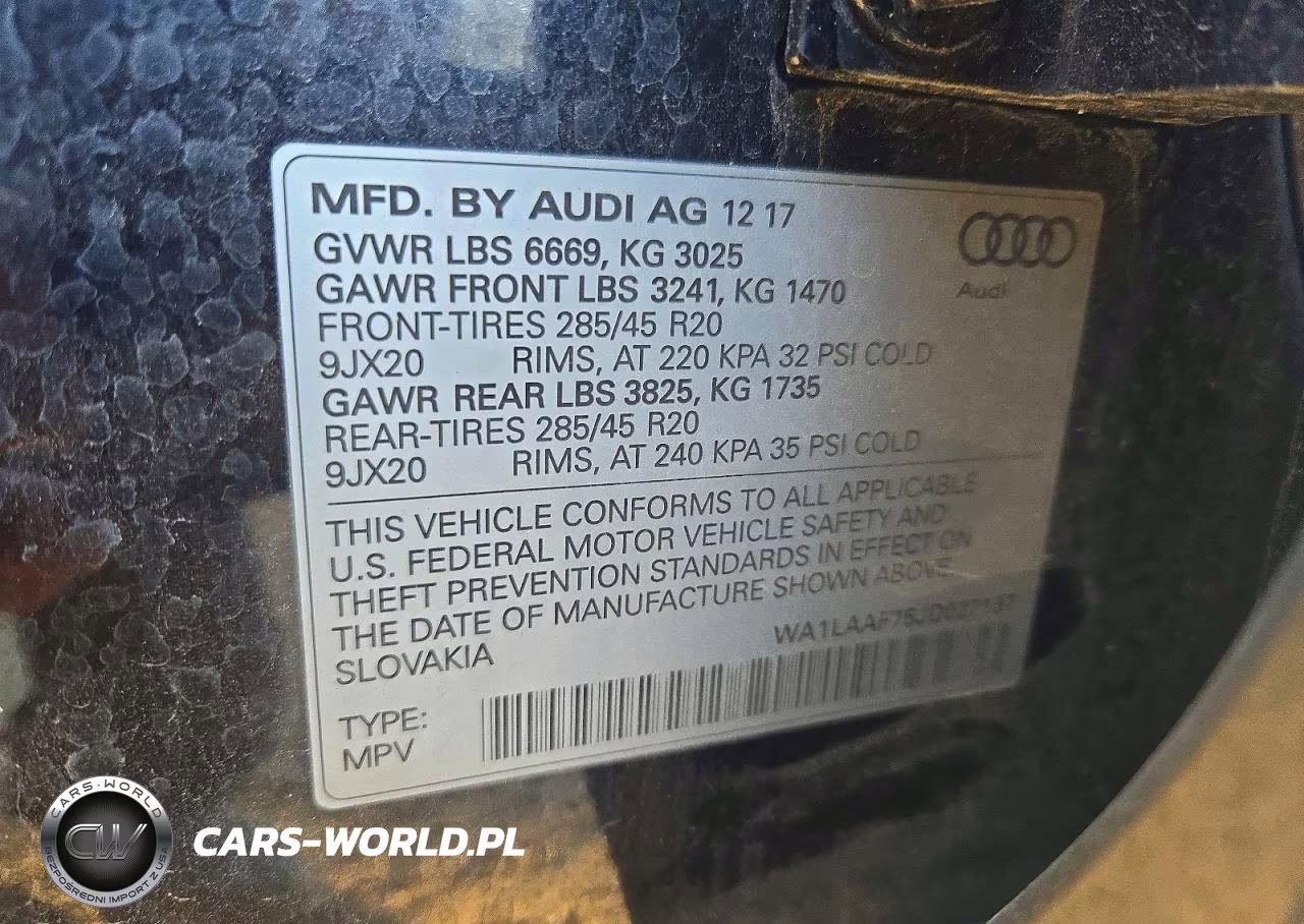 2018 Audi Q7 Premium Plus VIN:WA1LAAF75JD027137 - 13