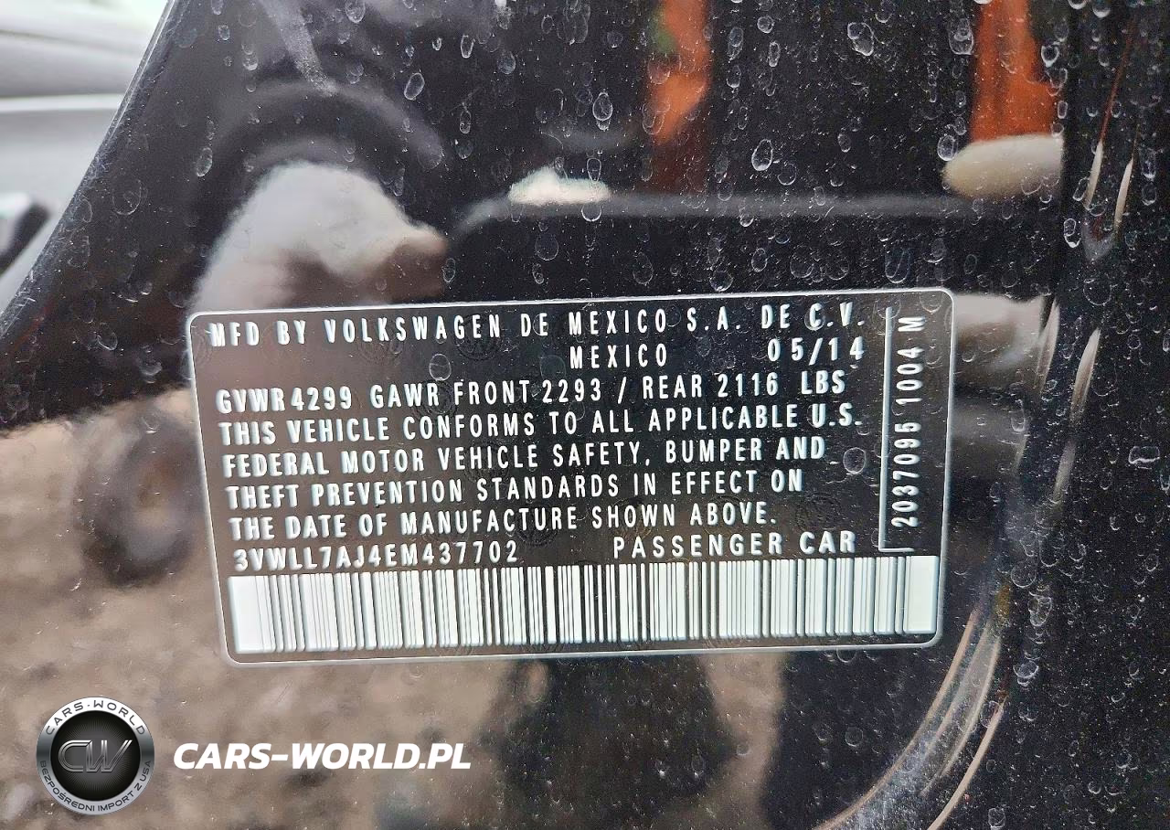2014 Volkswagen Jetta Tdi VIN:3VWLL7AJ4EM437702 - 12