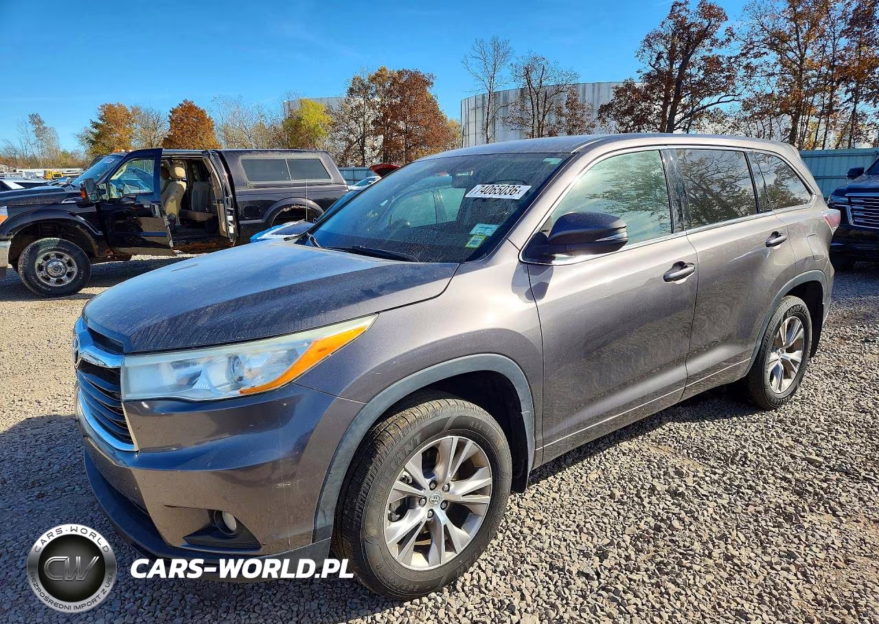 2014 Toyota Highlander Le Plus VIN:5TDBKRFH5ES052118 - 1