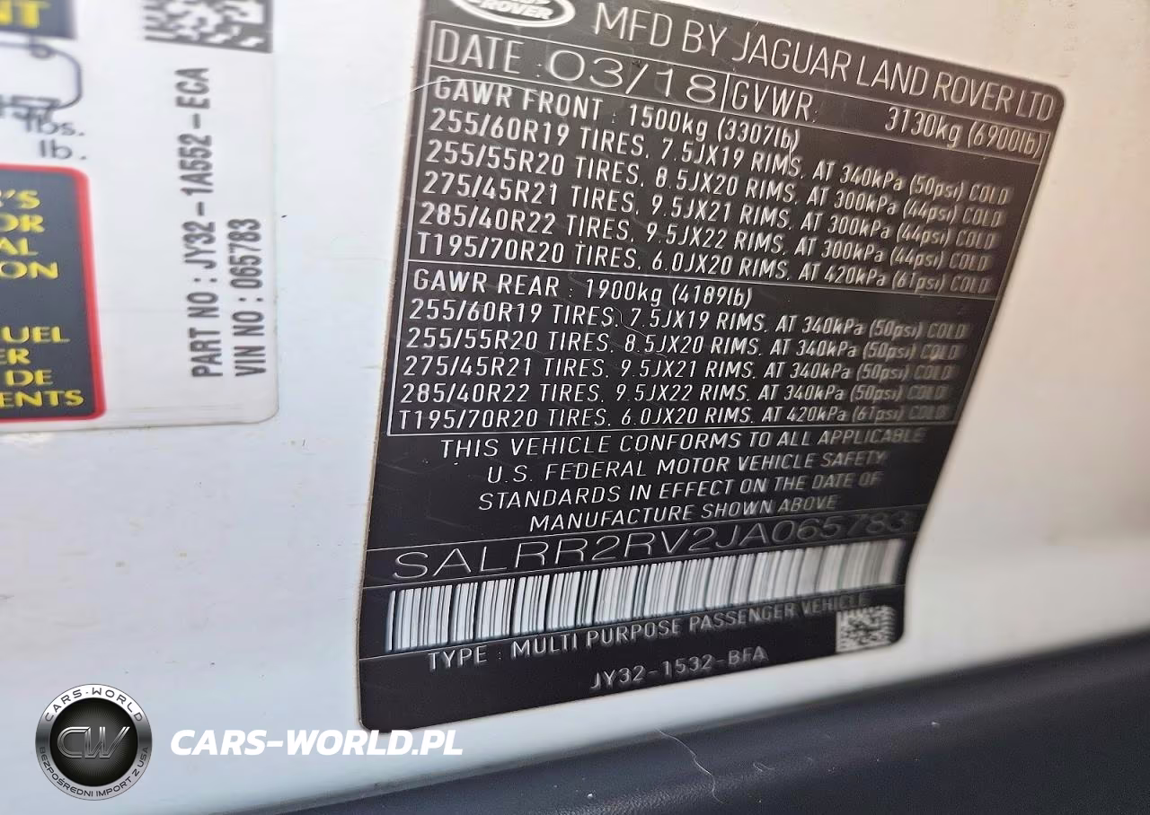 2018 Land Rover Discovery Hse VIN:SALRR2RV2JA065783 - 13