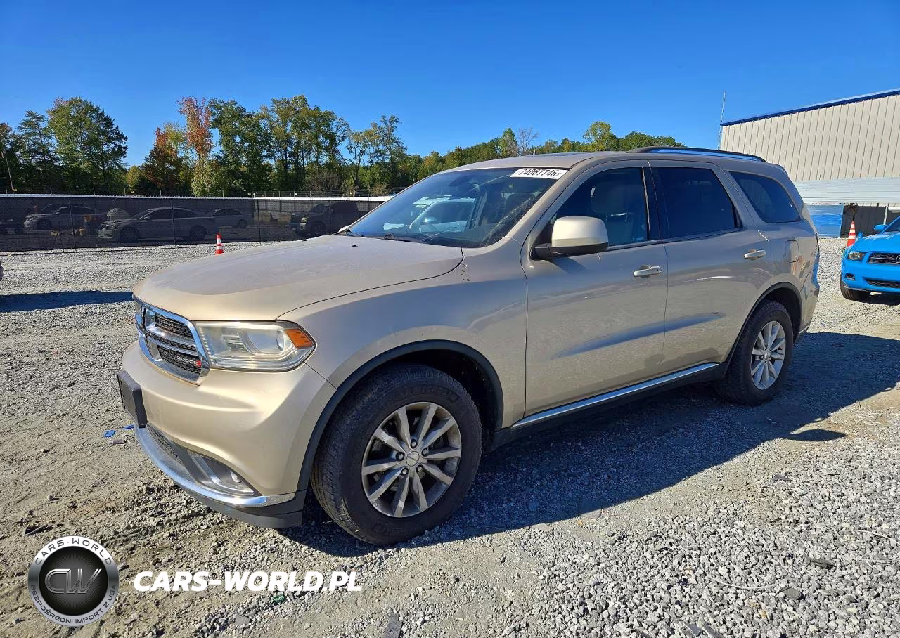 2014 Dodge Durango Sxt VIN:1C4RDJAG6EC383235 - 1