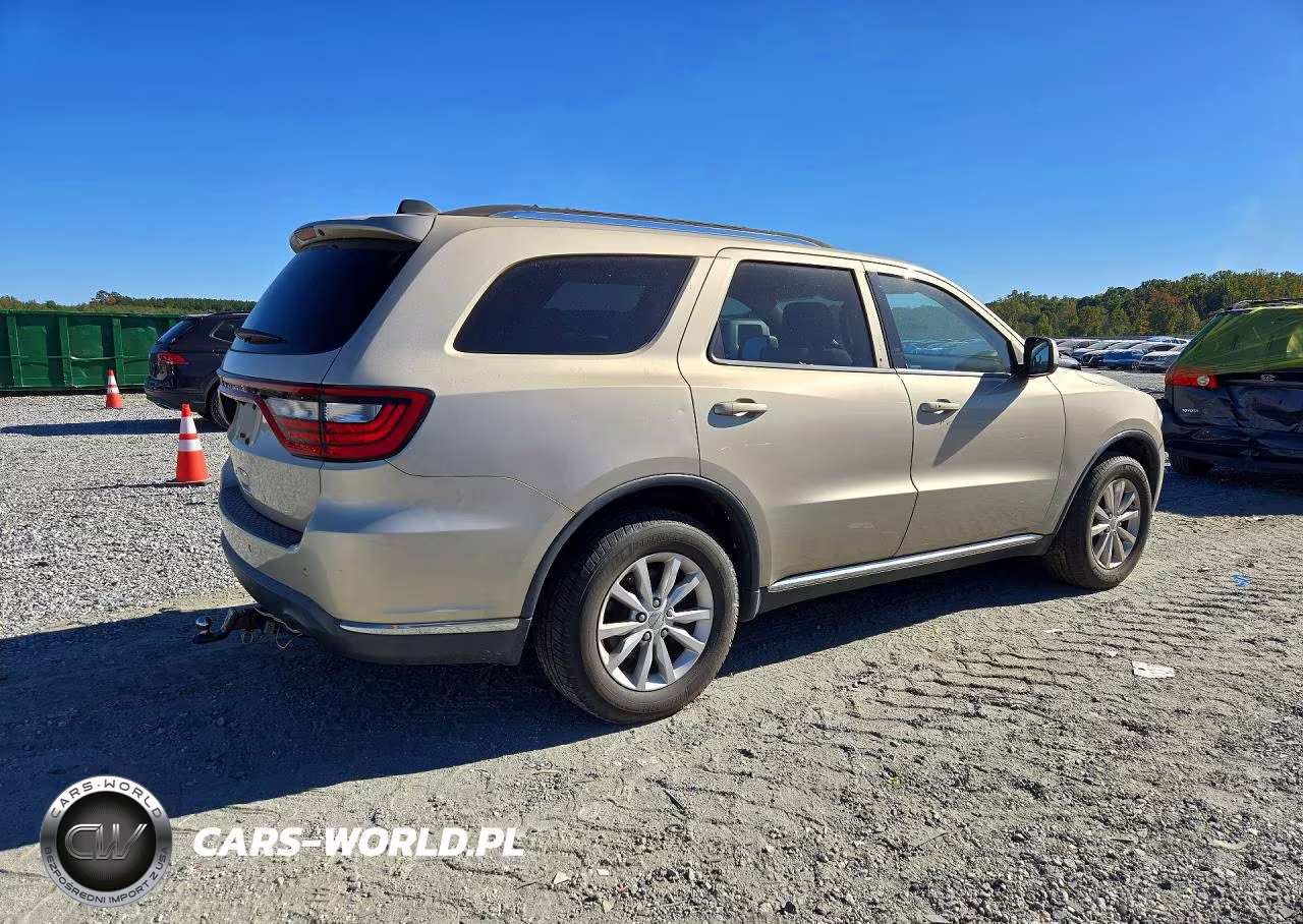 2014 Dodge Durango Sxt VIN:1C4RDJAG6EC383235 - 3