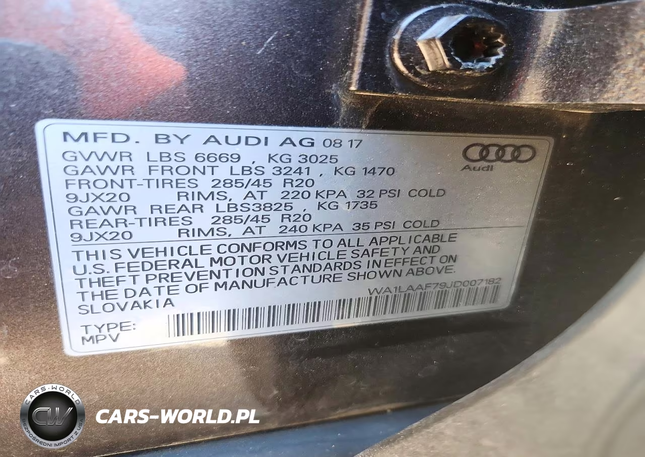 2018 Audi Q7 Premium Plus VIN:WA1LAAF79JD007182 - 12