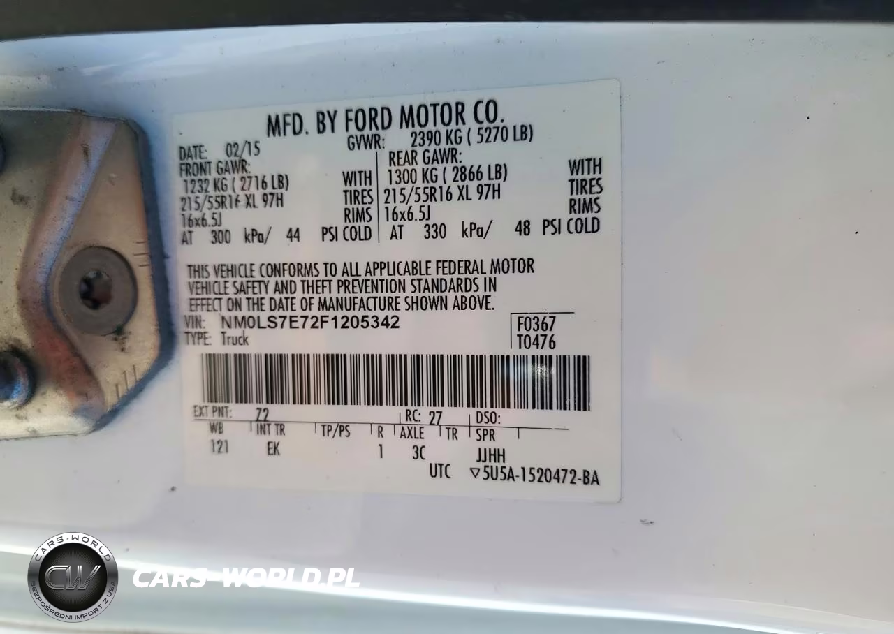 2015 Ford Transit Connect Xl Delivery Van VIN:NM0LS7E72F1205342 - 13