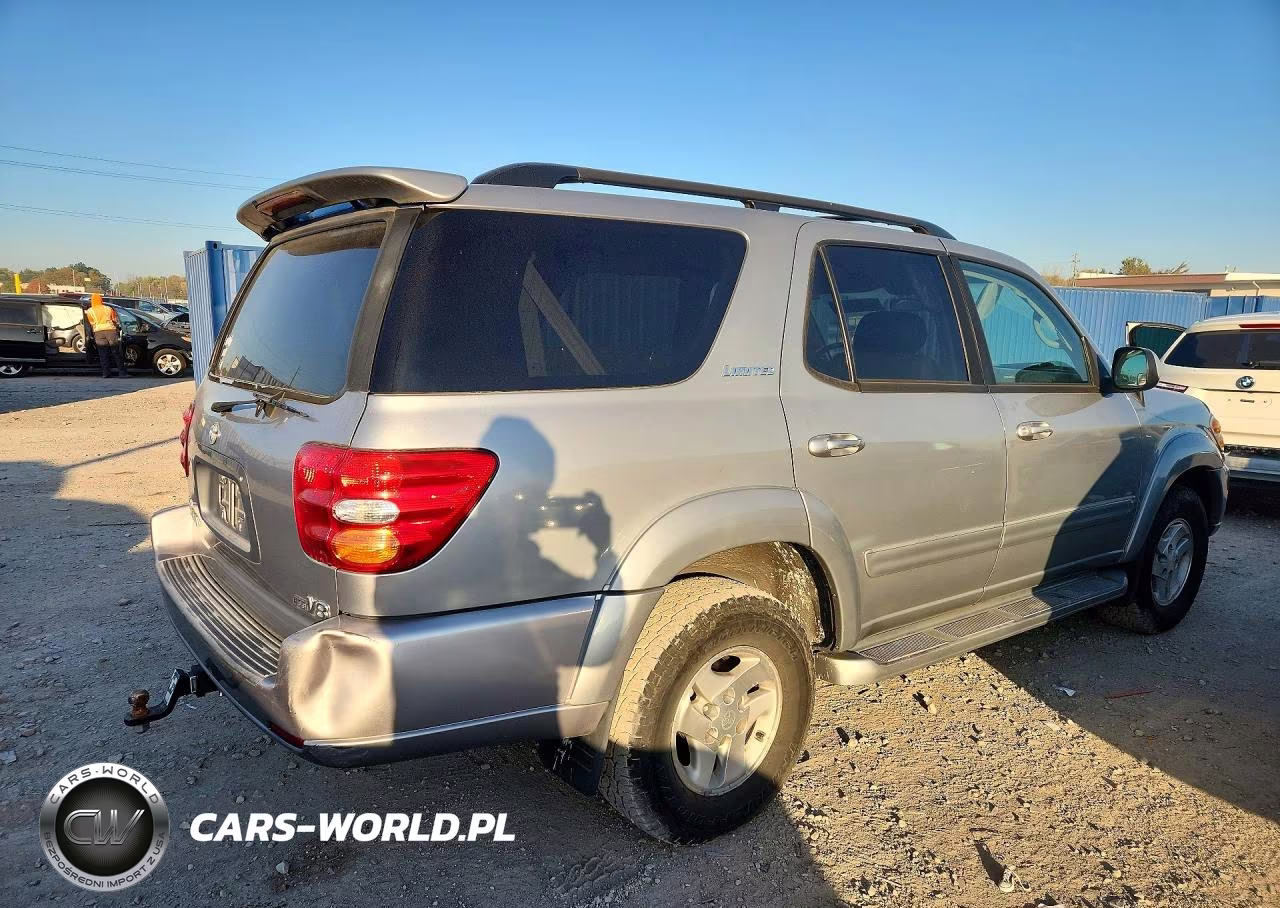 2002 Toyota Sequoia Limited VIN:5TDZT38A92S067158 - 3