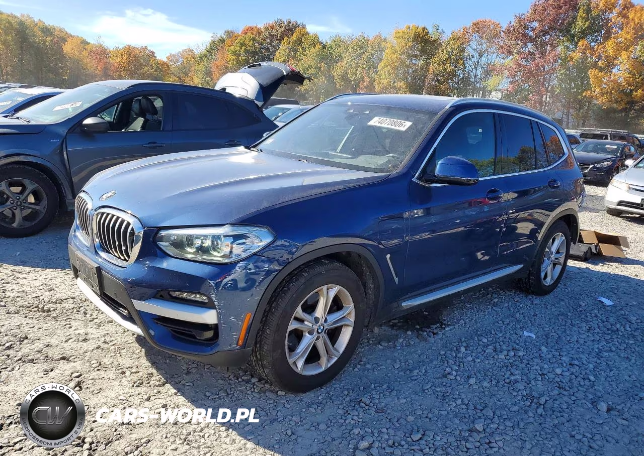 2021 BMW X3 xDrive30E VIN:5UXTS1C04M9G09314 - 1