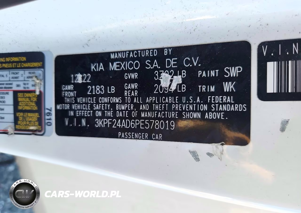 2023 Kia Forte Lxs VIN:3KPF24AD6PE578019 - 13