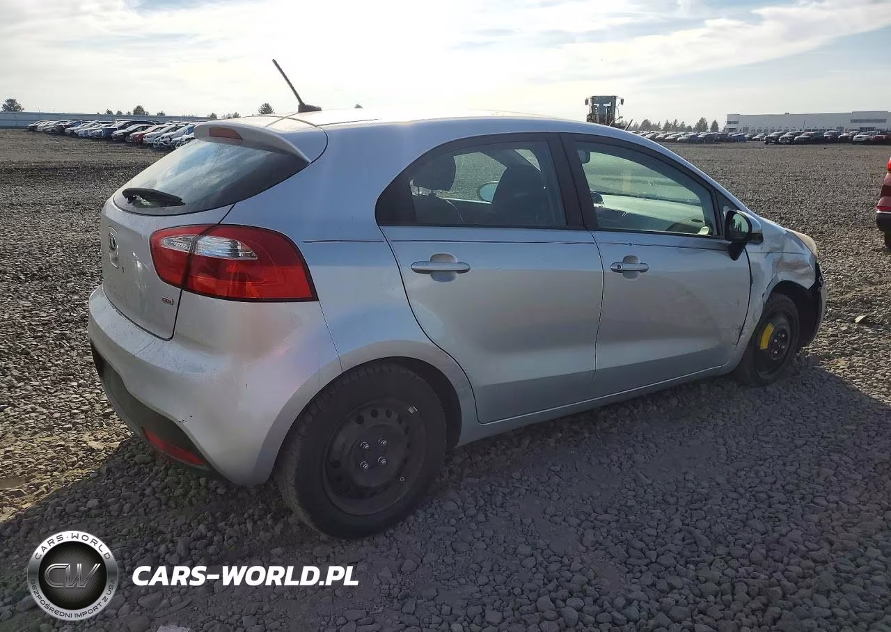 2013 Kia Rio Lx VIN:KNADM5A35D6156174 - 3
