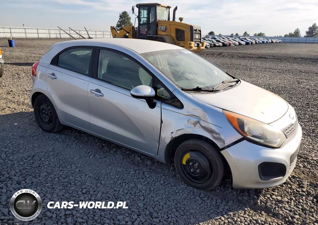2013 Kia Rio Lx VIN:KNADM5A35D6156174 - 4