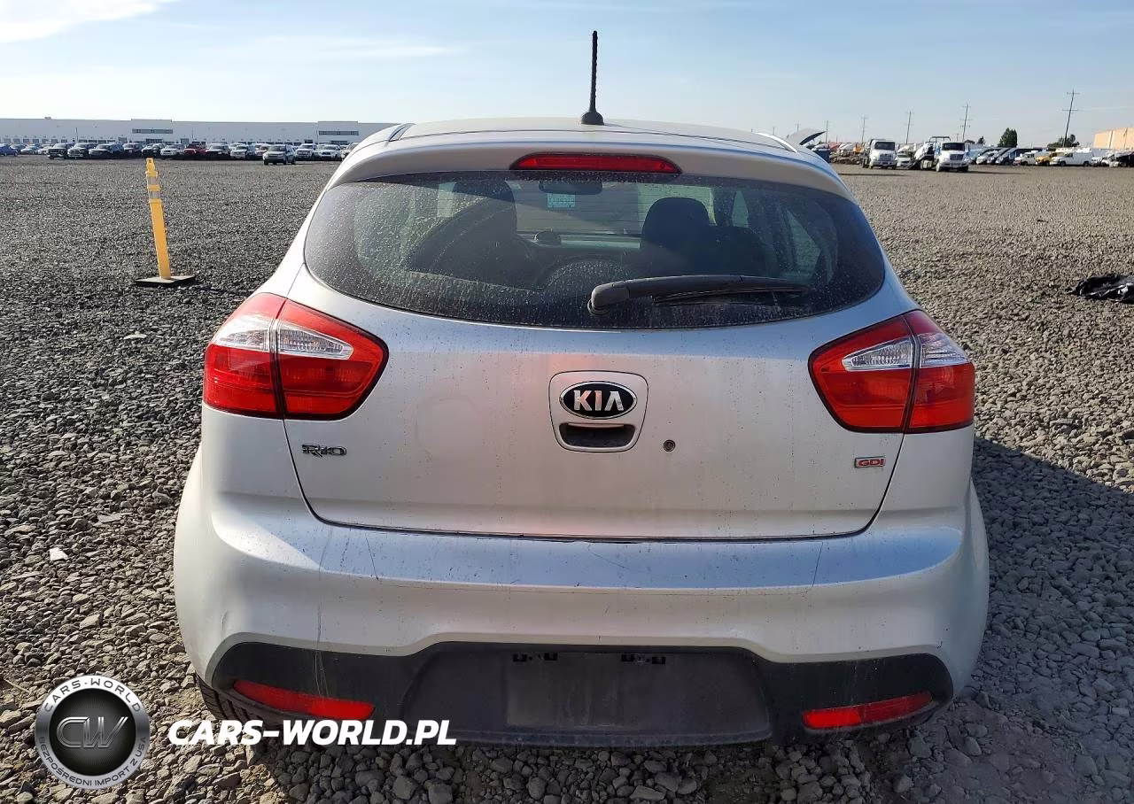 2013 Kia Rio Lx VIN:KNADM5A35D6156174 - 6