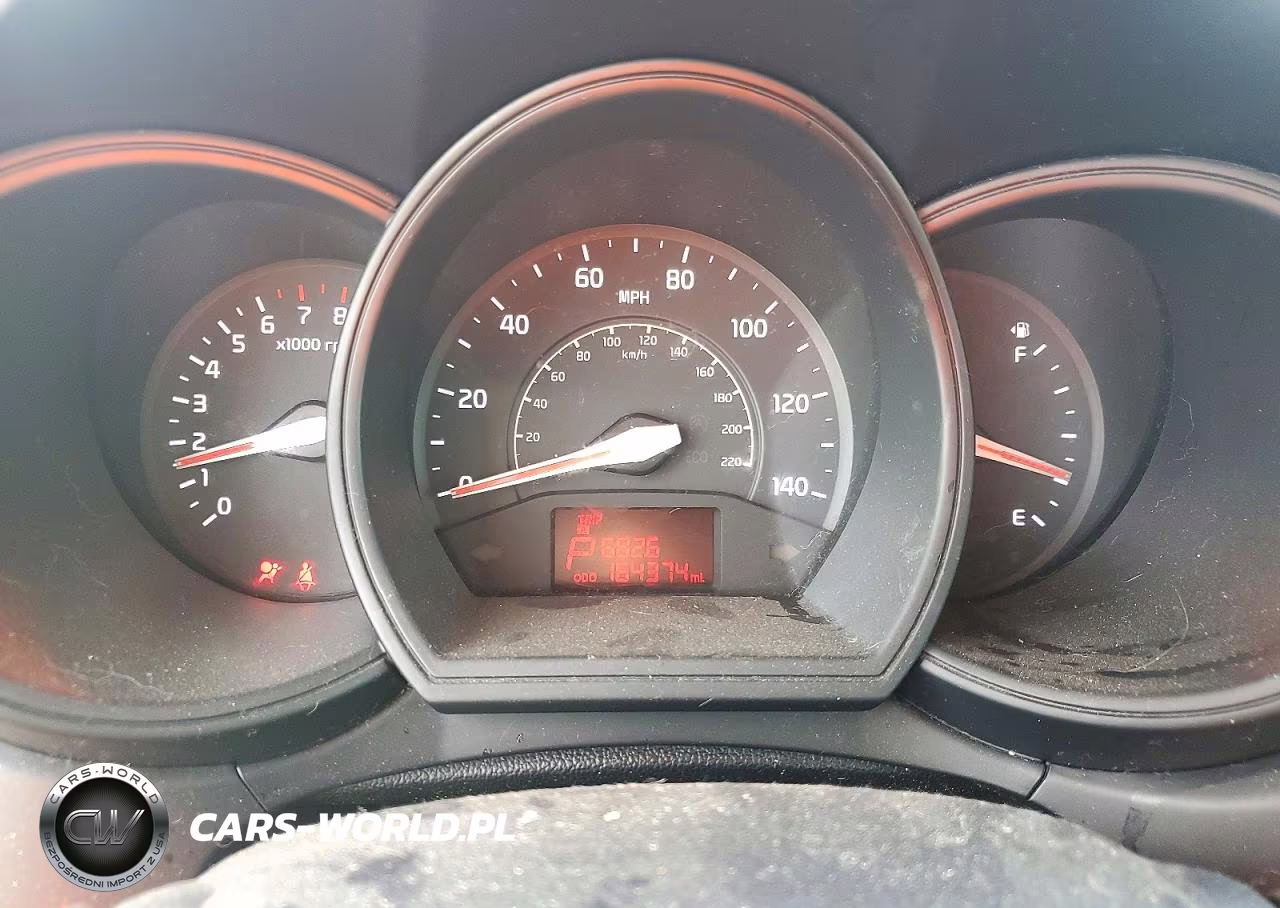 2013 Kia Rio Lx VIN:KNADM5A35D6156174 - 9