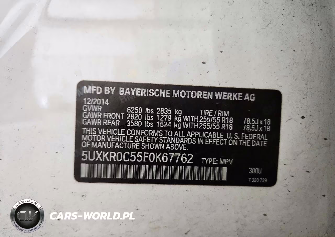 2015 BMW X5 xDrive35I VIN:5UXKR0C55F0K67762 - 13