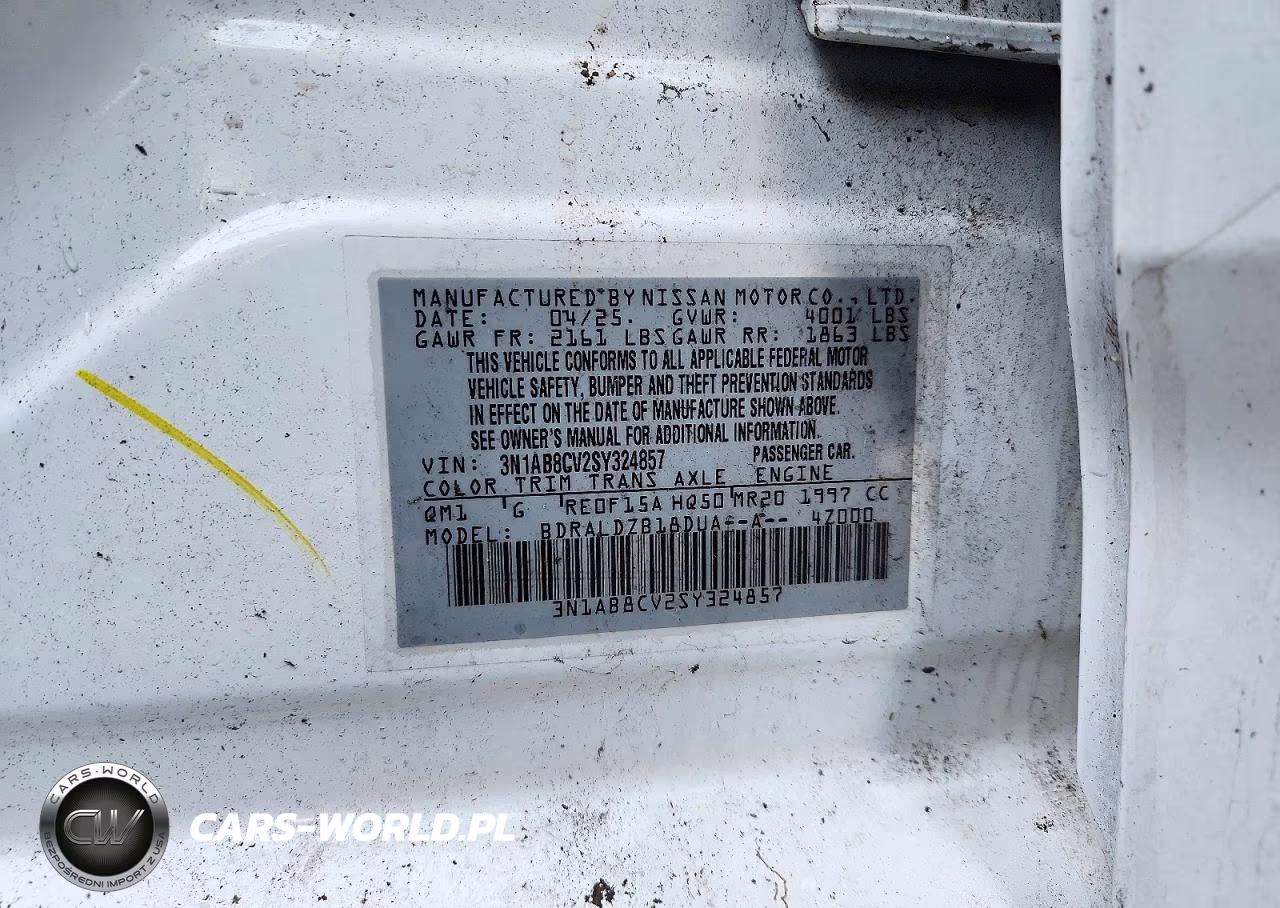 2025 Nissan Sentra Sv VIN:3N1AB8CV2SY324857 - 12