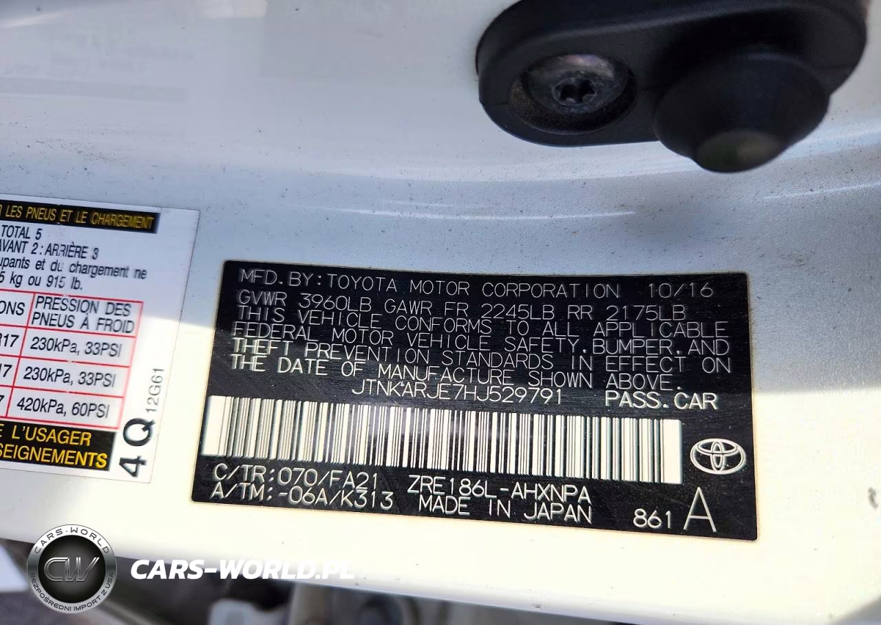2017 Toyota Corolla Im Base VIN:JTNKARJE7HJ529791 - 12