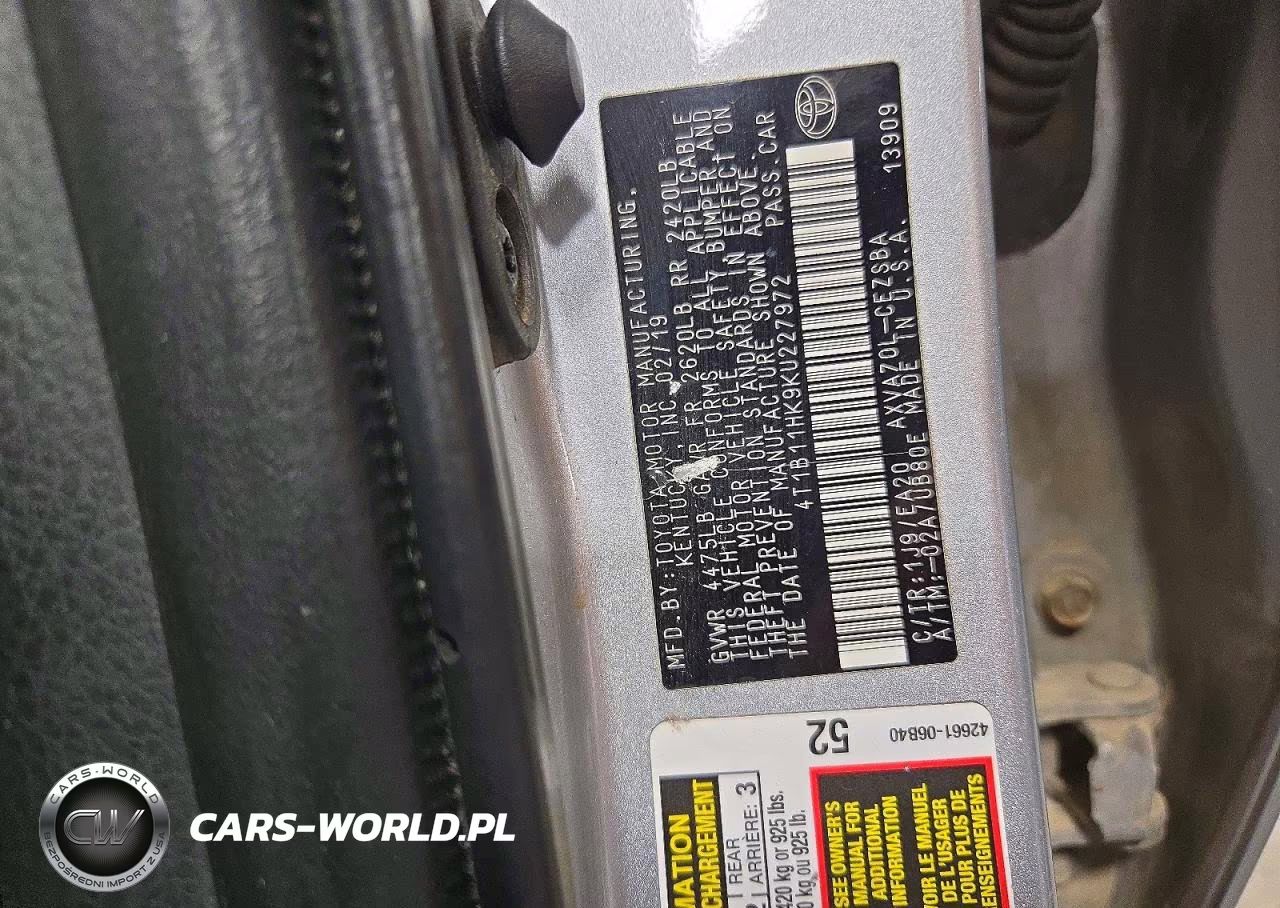 2019 Toyota Camry Se VIN:4T1B11HK9KU227972 - 12